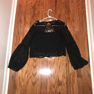 Black long sleeve shirt